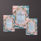 Invitation Elégant Bouquet Floral Rosy Enregistrer La Date (Personnalisez la collection de ce créateur indépendant.)