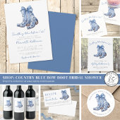 Étiquette Pays Bottes de Cowboy de Retour Adresse