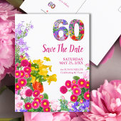 Serviette En Papier 60e anniversaire fleur fleurie bouquet serviettes