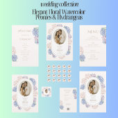 Elegant Floral Waterverf Pioenenprogramma