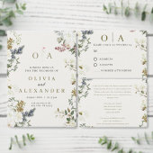 Invitation Elegant Floral Wedding Save the Date | Watercolor  (Personnalisez la collection de ce créateur indépendant.)