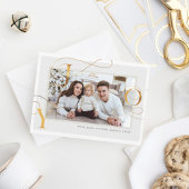 Elegant Gold Joy Script Label Wijn Etiket