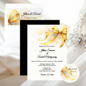 Save The Date Mariage Élégant Or