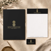 En-tête De Lettre Elégant ananas Boutique Mint