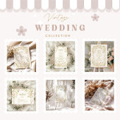 Invitations En Acrylique Élégant Mariage de cadre de verdure et de fleurs