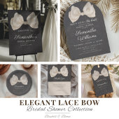 Étiquette de faveur de douche de mariage à ruban d