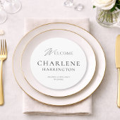 Livre D'or Minimal Black & White Wedding Guest Book