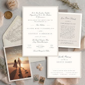 Elegant Photo Calligraphy Wedding Save The Date