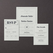 Cartons Réponse Élégant minimaliste chic