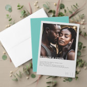 Elegant minimalistisch huwelijk programma (Personaliseer deze collectie van deze onafhankelijke maker. Test)