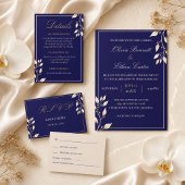 Étiquette de retour d'adresse de mariage botanique