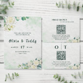 Elegant Organic Modern Wedding Save The Date (Personnalisez la collection de ce créateur indépendant.)