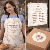 Carte De Visite Elegant Pastel Bakery Branding