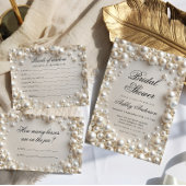 Serviette En Papier Perles blanches Fête des mariées élégante