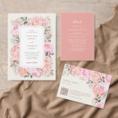 Serviette En Papier Elegant Mariage Peony (Personnalisez la collection de ce créateur indépendant. )