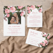 Menu 3D Roses Greenery Wildflowers (Personnalisez la collection de ce créateur indépendant. )