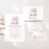 Carte D'accompagnement Élégante Fête des mariées Roses Roses Rose Partage