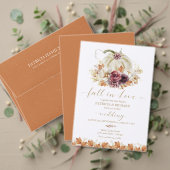 Élégant Programme de Mariage Citrouille Blanche Au (Personnalisez la collection de ce créateur indépendant. Test)