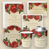 Elegant  Red Roses Moederdag Spandoek