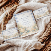 Invitation Elegant Seaside Shell Bridal Shower