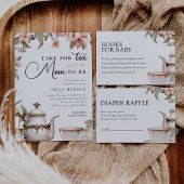 Sticker Rond Elegant Tea Party Baby Shower