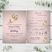 Wildflower lavendel en gele bloemen bruiloft wijnglas zonder voet (Personaliseer de collectie van deze zelfstandige maker.)