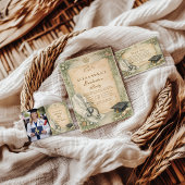 Invitation Elegant Veterinary White Coat Graduation Party