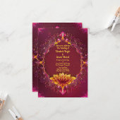 Dessous-de-verre En Papier mariage "Les fleurs éternelles : une célébration d