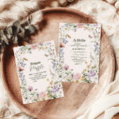 Serviette En Papier Elegant Wildflower Meadow Baby Shower