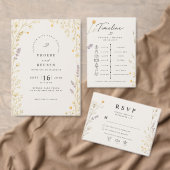 Élégante Fleur Sauvage Save the Date (Personnalisez la collection de ce créateur indépendant. )