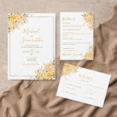 Elegant Geel en Ivoor Roos Bruiloft (Personaliseer de collectie van deze zelfstandige maker.)