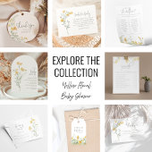 Papier Yellow Floral | Would She Rather Baby Shower Game