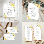 D'accompagnement Carte de renfermement avec détails jaunes élégants