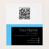 Collection ELEMENTARY Carte de visite plié (Extérieur déplié)