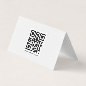 Collection ELEMENTARY Carte de visite plié (Dos)