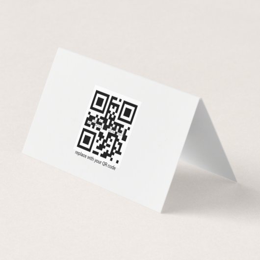 Collection ELEMENTARY Carte de visite plié (Dos)