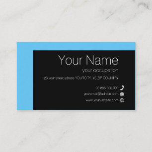 Collection ELEMENTARY Carte de visite standard