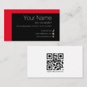 Collection ELEMENTARY Carte de visite standard (Devant / Derrière)