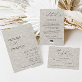 Invitations En Acrylique Mariage simple moderne