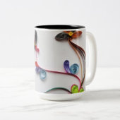 Elégance Froide Papier Quillé SnowflSpécialité Mug