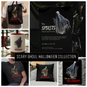 Impression de fantôme de Halloween Haunted Parchem