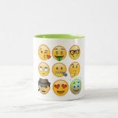 collection emoji préférée drôle mug design (Centre)