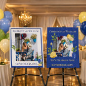 Faire-part de mariage Blue Lemon Garden