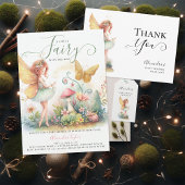 Serviette En Papier Fée Enchantée Jardin Champignons Baby Girl Douche