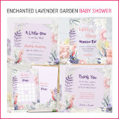 Enchanted Lavender Drink Sign Baby shower Acryl Bord