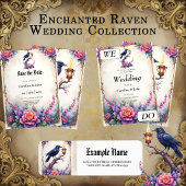 Save The Date Collection de mariage Enchanted Raven Wedding