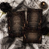 Invitation Mariage Gothique Fantaisiste