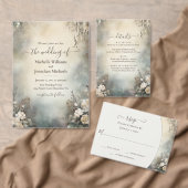 Invitation Enchanter Jardin d'hiver Floral tout en un Mariage (Personnalisez la collection de ce créateur indépendant. )