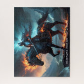 Collection Epic Black Knight & Stallion Art Puzzle (Vertical)