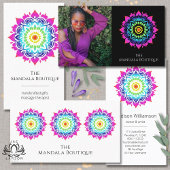 Esoterische Mandala Holistische Metafysische Dank Visitekaartje